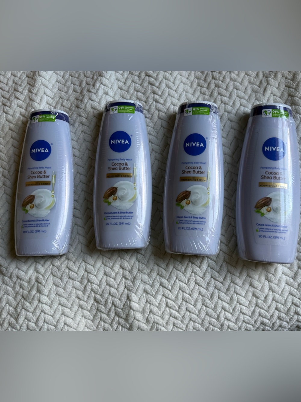 NIVEA Cocoa & Shea Butter Body Lotion — White